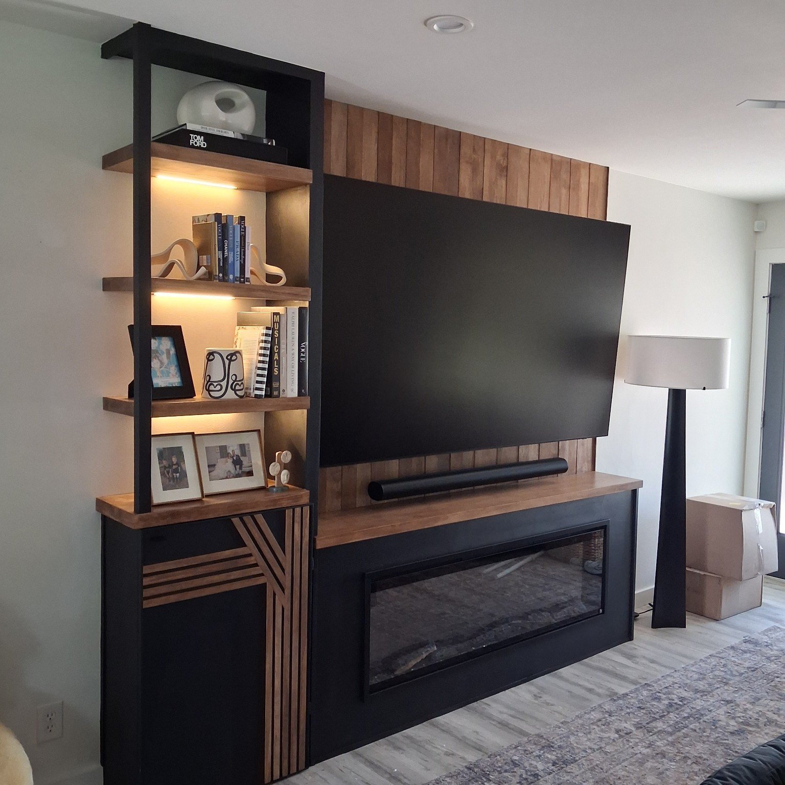 Custom media centers, project view 1