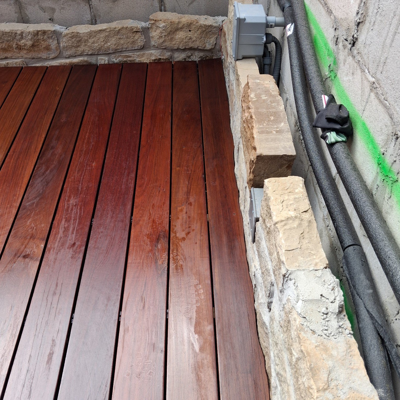 Ipe decking, project view 2