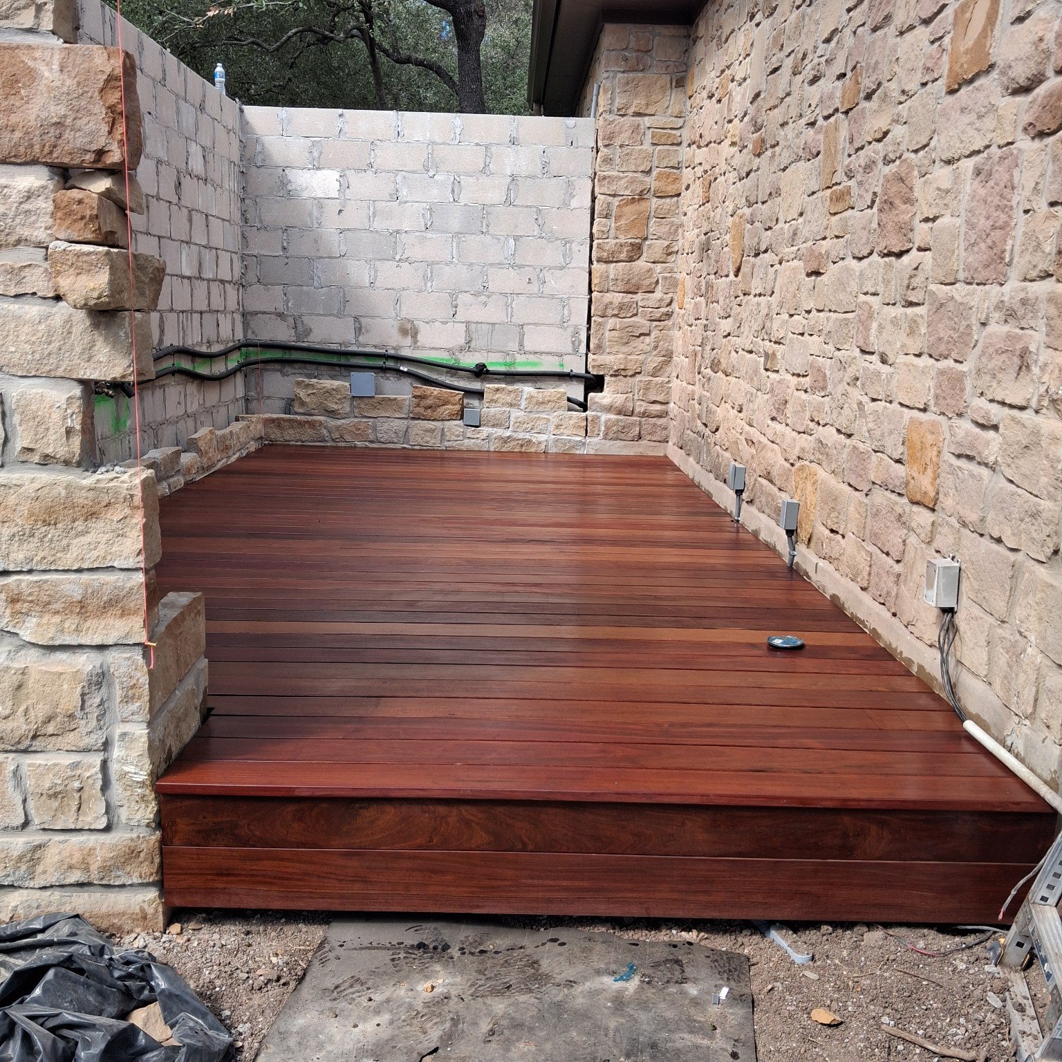 Ipe decking, project view 1